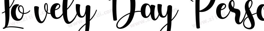 Lovely Day Personal字体转换 Lovely Day Personal字体转换